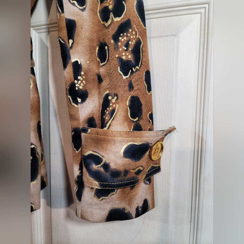 Cache Animal Print Jacket Size S - image 5
